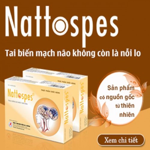 NATTOSPES hỗ trợ điều trị tai biến mạch máu não